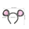 Plush Mouse Ears Headbands Cartoon Animal Ears Hair Hoop Cute Bear Ears Hairband Halloween Party Costume Photo Props