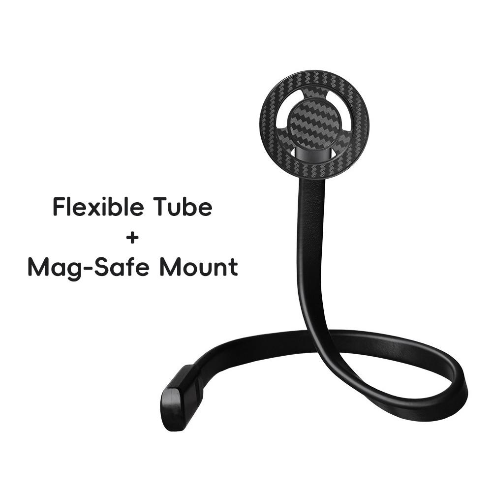 HdoorLink Kinderwagen-Telefonhalterung mit magnetischer Saugnapf-Flexibler Schwanenhals-Telefonhalter Handyhalter für Kinderwagen Laufband Spin Bike