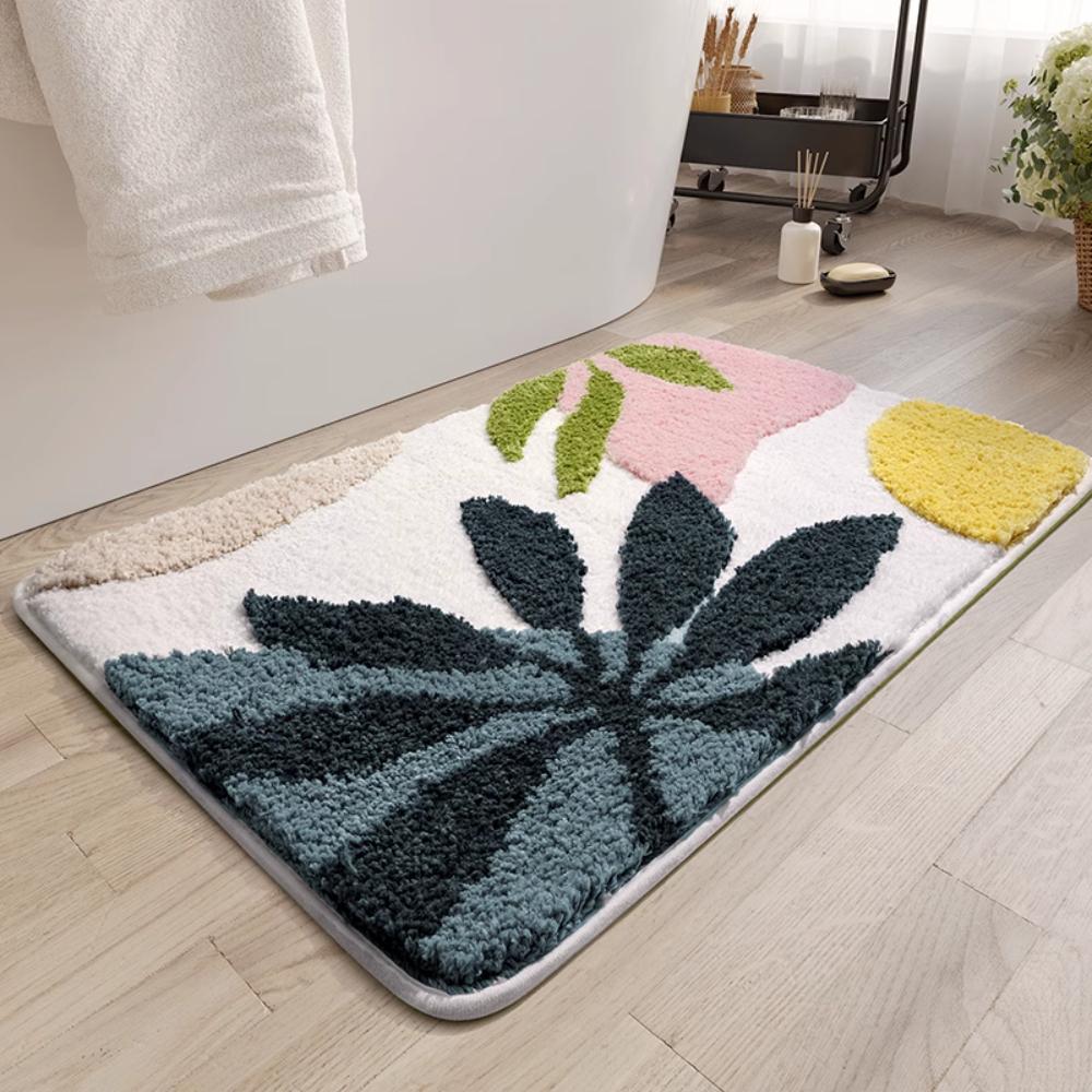 Stylish Mat And Machine-Washable Non-Slip Entrance Carpet a Durable Welcome Mat For Indoor And Outdoor Use