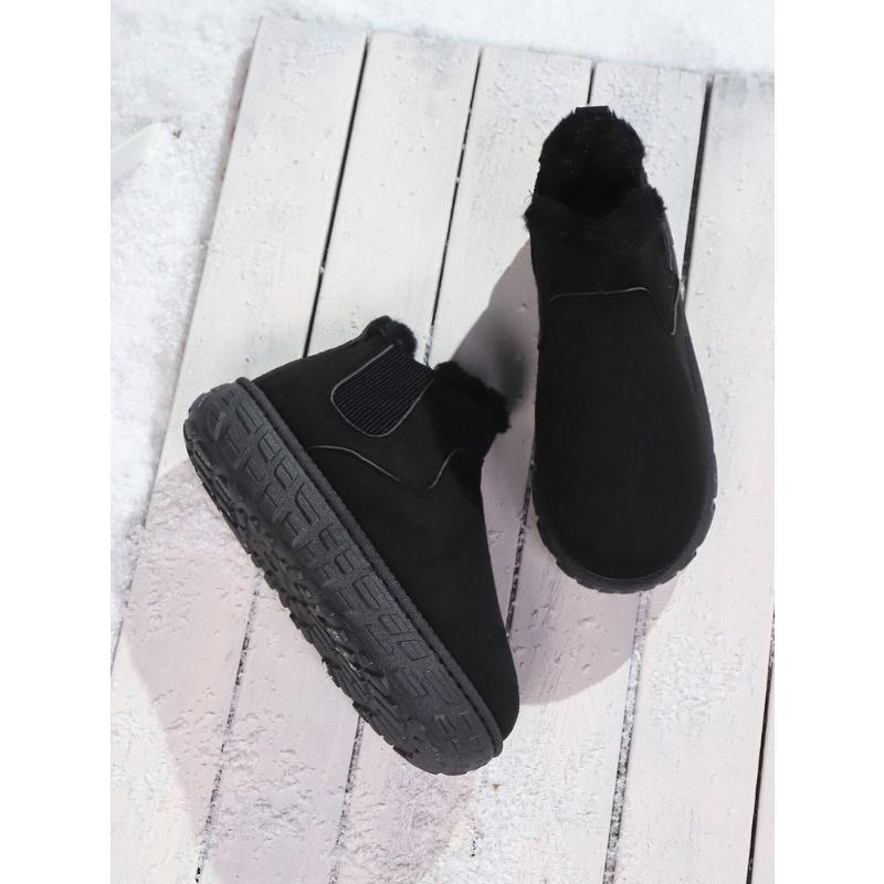 Women's Plus Size Platform Snow Boots Winter New Warm Fleece Lined Cotton Boots