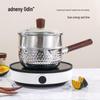 Adneny 430# Stainless Steel Yukihira Pot with Steamer Rack