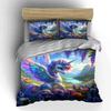 "Fantasy Unicorn Nature Trio Set" Exquisite three-piece bedding set gift for kids and adults