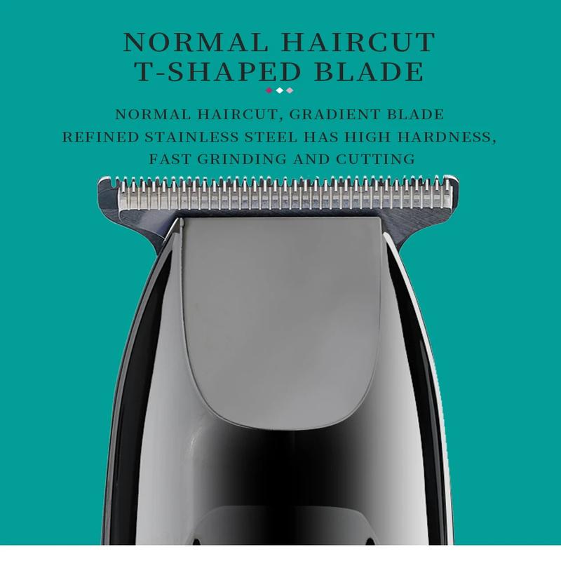 Hair Clipper Cross-border Oil Head Electric Hair Clipper Hair Salon Professional Home Carving Bald Head LCD Digital Display Hair Clipper Beard Trimmer