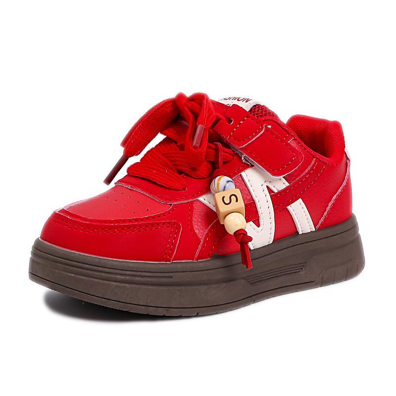 Children's board shoes 2025 autumn new girls casual shoes fashion boys sports shoes medium and older children soft-soled running shoes