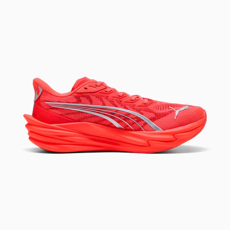 312123-19 Puma Deviate Nitro 4 "Ultra Red/PUMA Silver" (Men's)