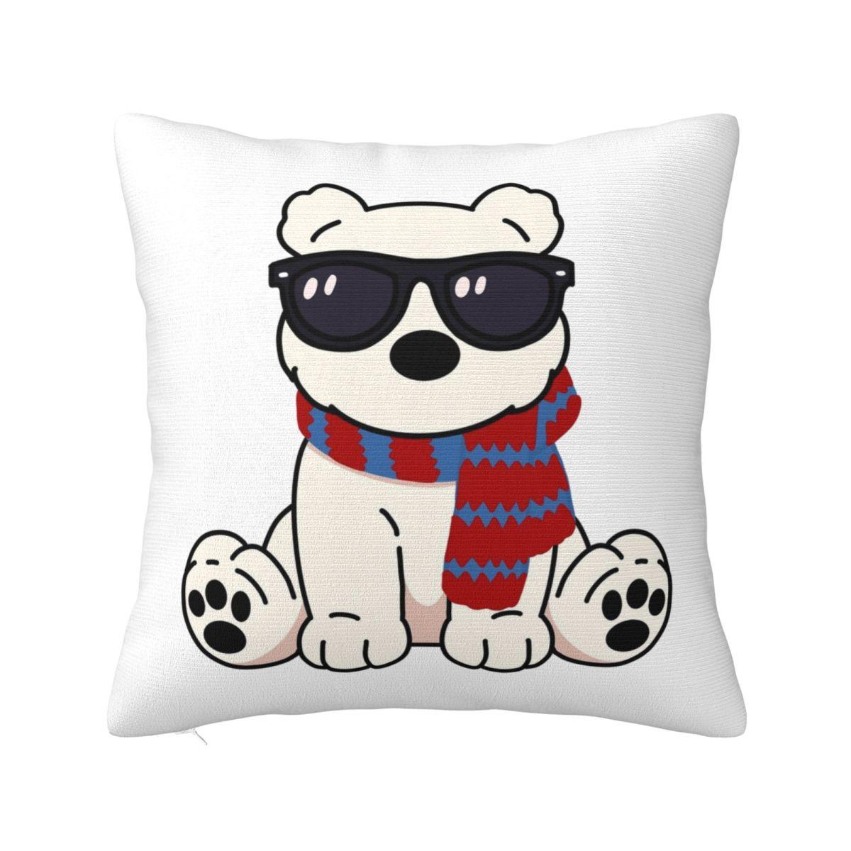 Team Conrad Junior Mint Bear Pillow Cover Soft Pillow Case Cushion Cover Retro Trendy Custom Pillowcases For Living Room Chair 30cmx30cm