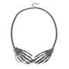 Halloween Skeleton Necklace With Water Wave Chain For Women Halloween Jewelry