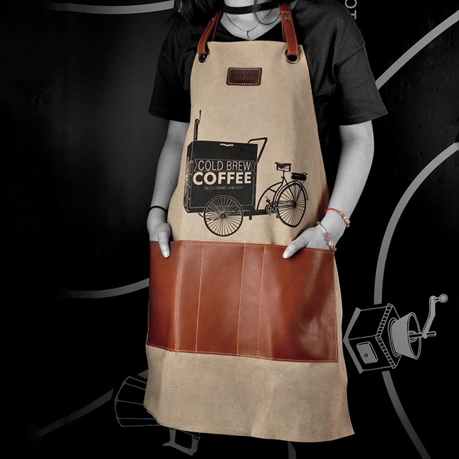 

Фартук для работы на кухне и в кафе, парикмахеров, садоводов хаки