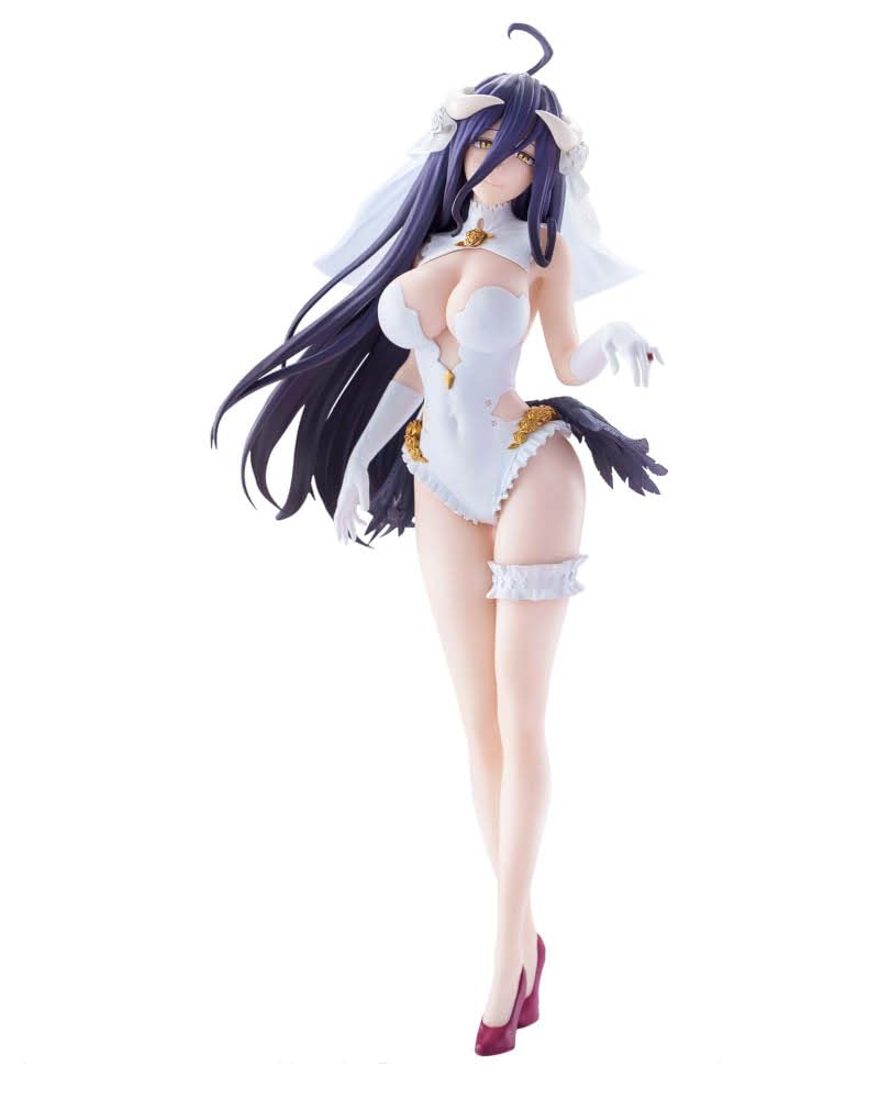 

Overlord GLITTER & GLAMOURS ALBEDO СВАДЕБНАЯ версия. Официальная фигурка Альбедо Прибл.. 27см