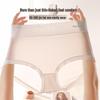 Ultra-Thin Seamless Plus Size High Waist Ice Silk Briefs for Women