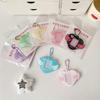 Photo Keychain Holder, Y2K Style Mini Photo Frame Key Rings, Kpop Things Acrylic Charm Accessories, DIY Picture Key Chain