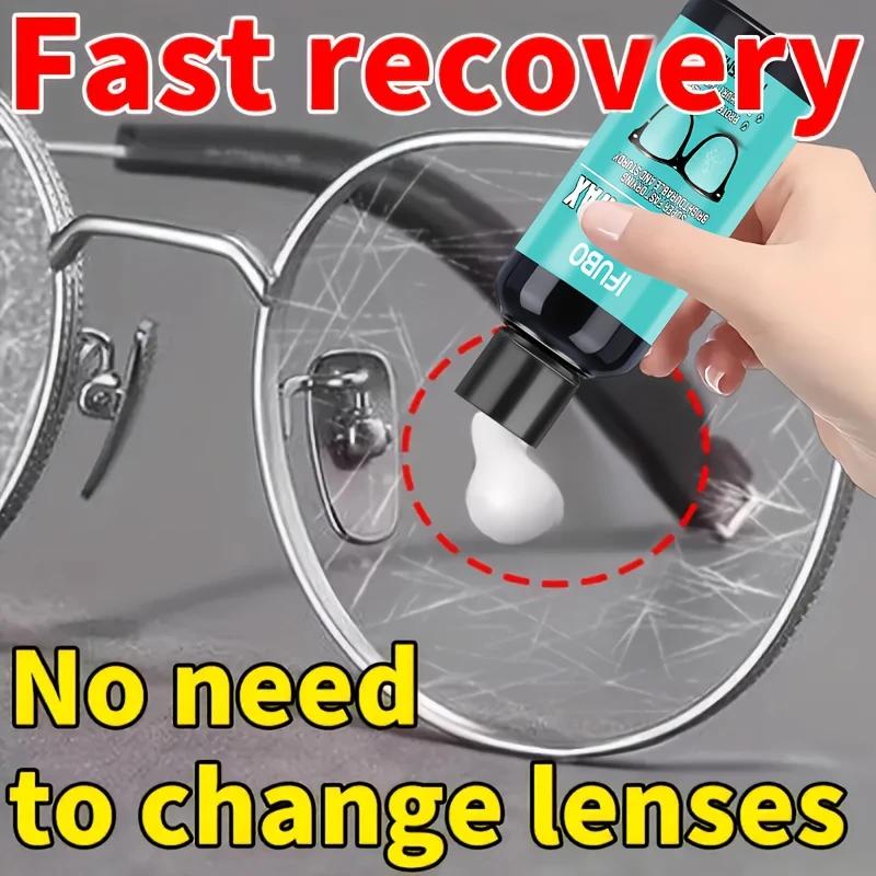 Brillenkratzer-Reparaturcreme-Brillenglas- und Fassungskratzerpolitur,Glas-Kratzerpolitur,Polieren,Geeignet für alle Brillen