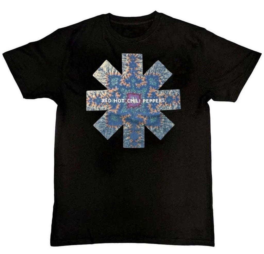 Red Hot Chili Peppers Kaleidoscope Graphic Print Mens T-Shirt