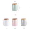 Modern Minimalist Ceramic Wooden Lid Sealed Jar Kitchen Storage Supplies Storage Jar Miscellaneous Grains Coffee Tea Food Jars