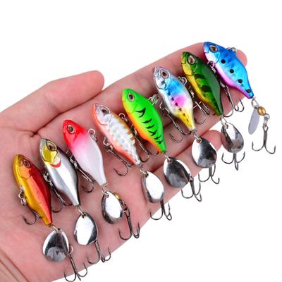 5cm/8.8g Micro Vib Spinning Blade Fishing Lure for Freshwater & Sea Bass