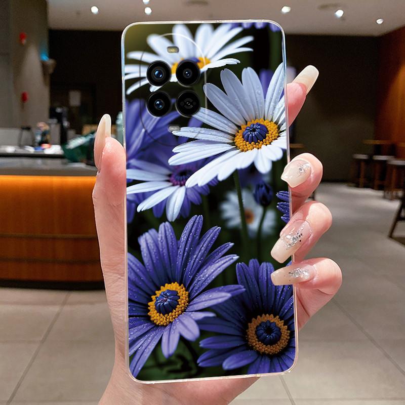 Casing For Huawei Nova 13 Pro Luxury Cute Cool Dragon Flower Pattern Soft silicone Phone Case Back Cover Transparent TPU Shell