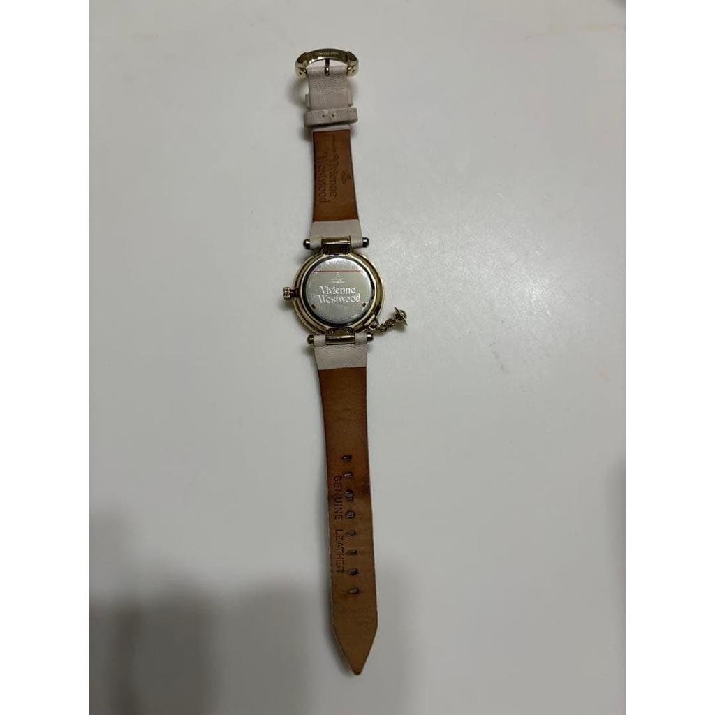 Used Vivienne Westwood Orb II Watch White Leather