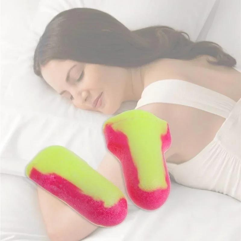 10 Pairs /20Pc Disposable Soft Foam Earplugs Snore-Proof Sleep Ear Protector No Cords SEL Security Protection Protetor Auricular