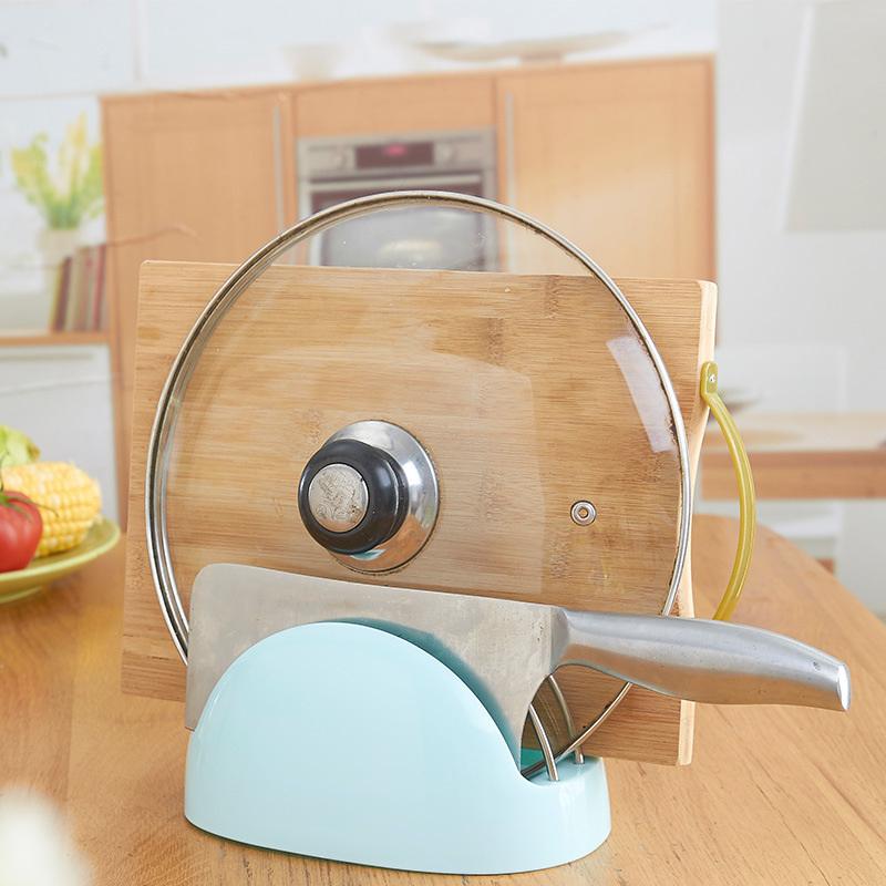 3 Color Kitchen Racks Cutting Board & Pot Cover Storage Racks Chopper Shelves Dishes Goods Organzier Home Kitchen Accessories