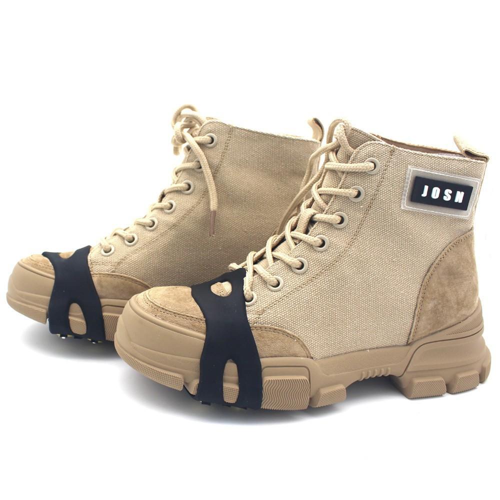 1/2 Par Klare Ispigger Sko Stegjern med 5 Metallpigger Menn Kvinner Vinter