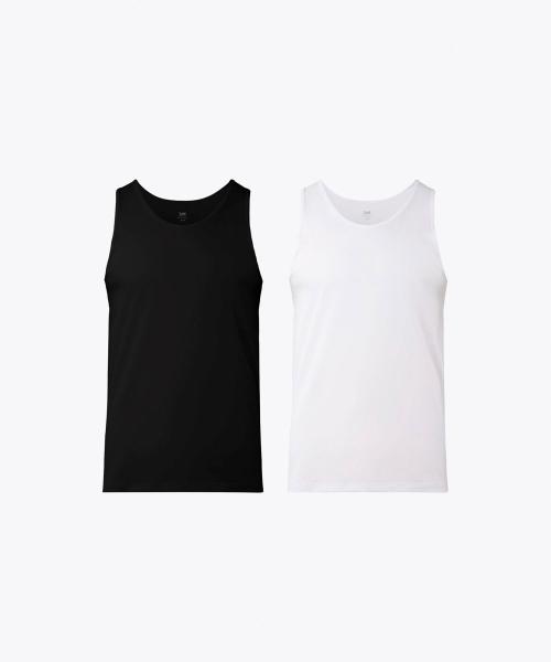 

[Lee Bodywear] Essential Cotton Under Men s Running T-Shirt [Shipped from Korea] 100% Authentic Black - 95