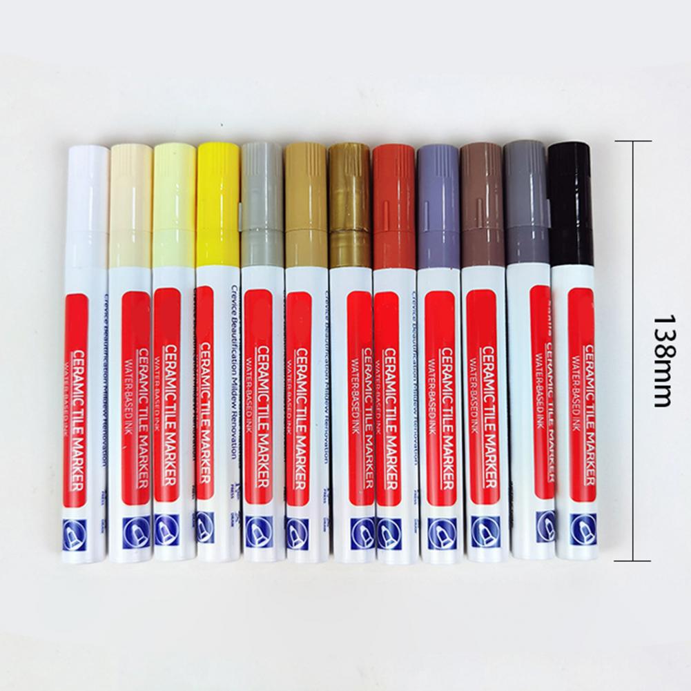 Portable Tile Marker Waterproof Odorless Quick Dry Grout Pen Wall Seam Pen Marker Revives Anti Mould Kitchen Bathroom Supplies