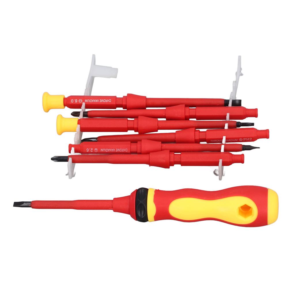 Screwdriver Set Multi Purpose Alloy Steel Screwdriver with 7 Bits for Electronics Repair