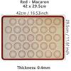 1PC Silicone Baking Mat for Oven Thin 0.4mm Reusable Non Stick Heat Resistant Bakeware Sheets Liner Baking Tools for Cookie 1