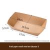 Disposable Kraft Paper Food Trays