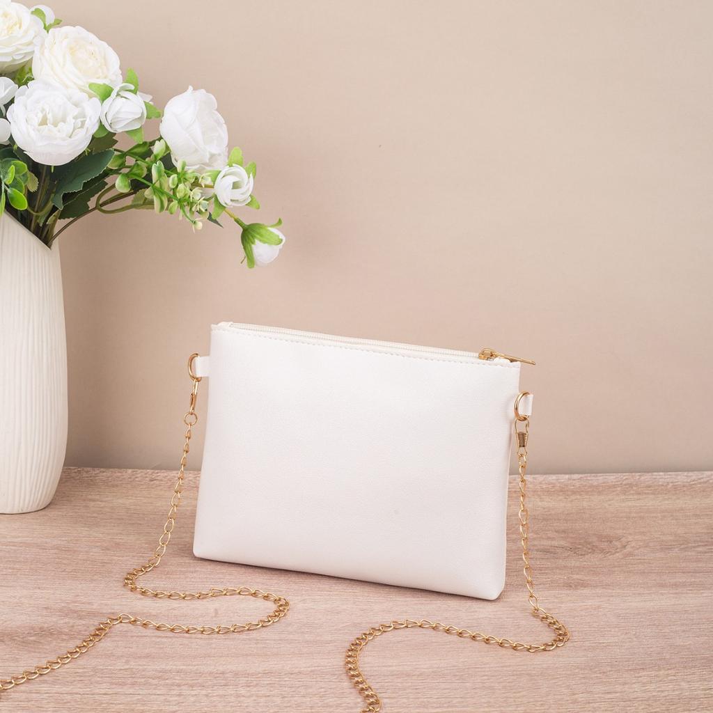 Bestickte Unterarmtasche Damen Schultertasche Stilvolle einfache Unterarmtasche