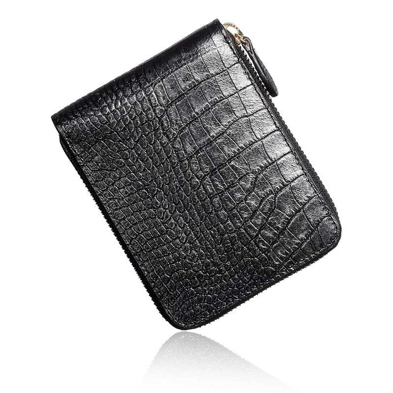 

[VOICE] Italy Made by TUSCANIA cowhide Montalcino wallet men s bi-fold leading brands too are using ``Croc embossed BOX type coin purse present gift