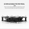 Pedal, 3 Bearing Anti Skid Mountain Bike Flat Pedal for All Terrain Riding