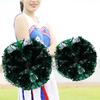 Cheer ering Pom Poms Pompoms for Dance Party School Sports Competition (Silver+Green)