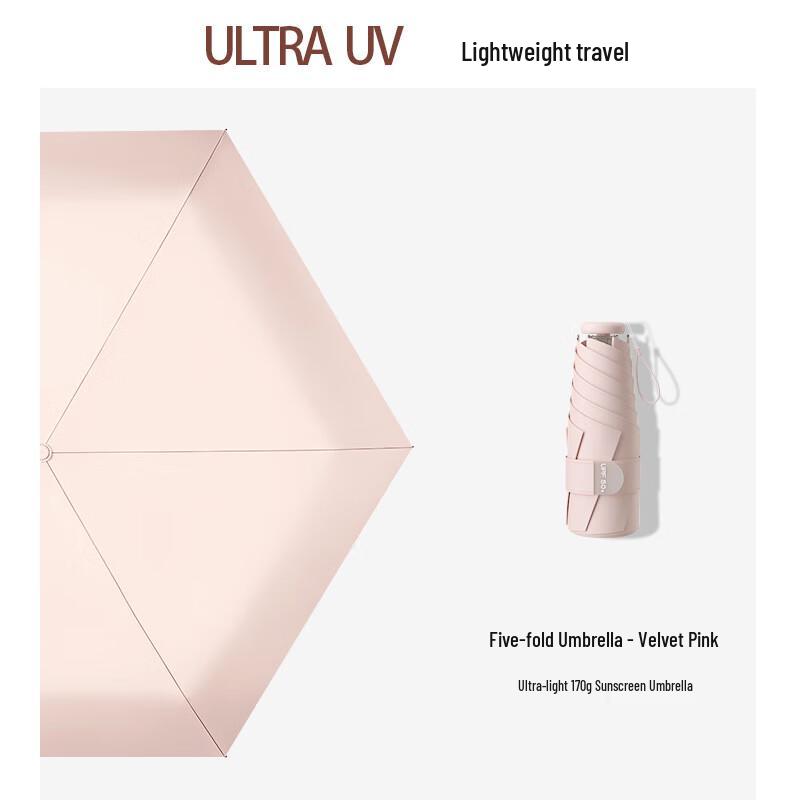 Baodini Capsule Mini Portable Sun/Rain Umbrella