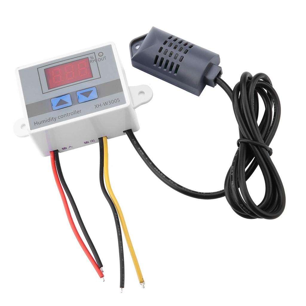 XH W3005 Higrometru Digital Controler Comutator Senzor Umiditate 0 99% RH 220V