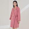 100% Pure Cashmere Double-Sided Women's Petite Woolen Overcoat