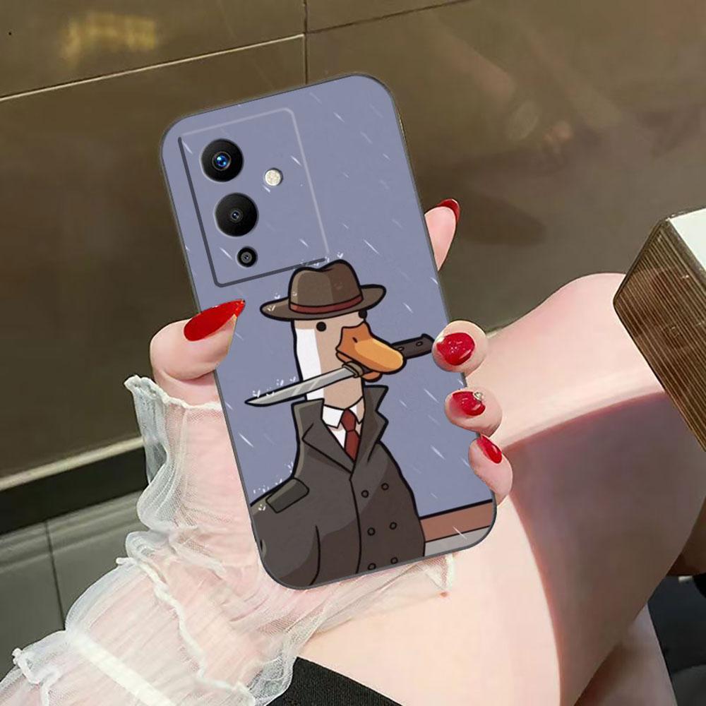 Cartoon Duck Goose Phone Case For Infinix TECNO POP SPARK SMART 6 7 8 9 CAMON 40 30 30S 15 16 17 20 20C Pro Case Cover Shell