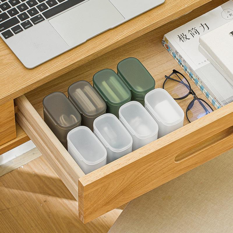Compact Multi-Purpose Storage Box for Earphones, Cables, Chargers, USB Drives, Hair Accessories, and More