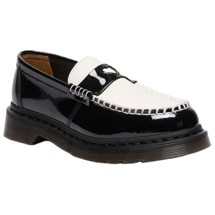 Dr. Martens Women's Penton Heart Two-Tone Arcadia Loafers Black White 41676001