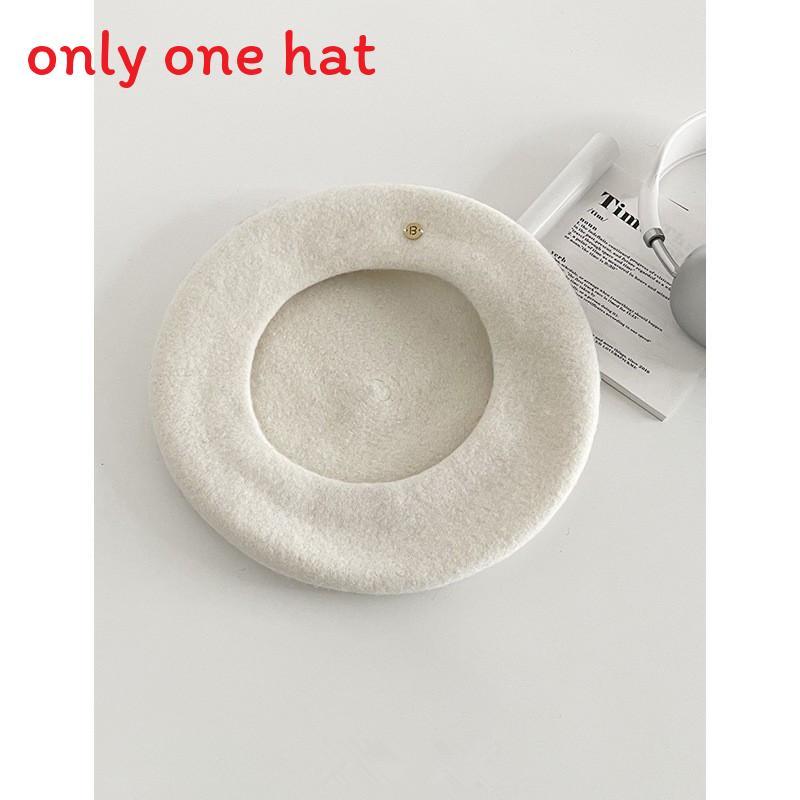 Wool Beret Hat For Women Autumn Winter Warm Fashion Casual Stylish Office Girl