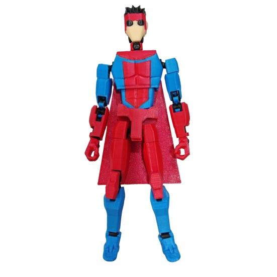 Action Figure Exquisite with Flexible Joints Fully Articulated Model Desktop Display Collectible Gift for Fans