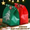 50pcs Snowflake Christmas Tree Gift Bags Merry Christmas Baking Packaging Bag Candy Boxe 500pcs Round Stickers Xmas Decorations