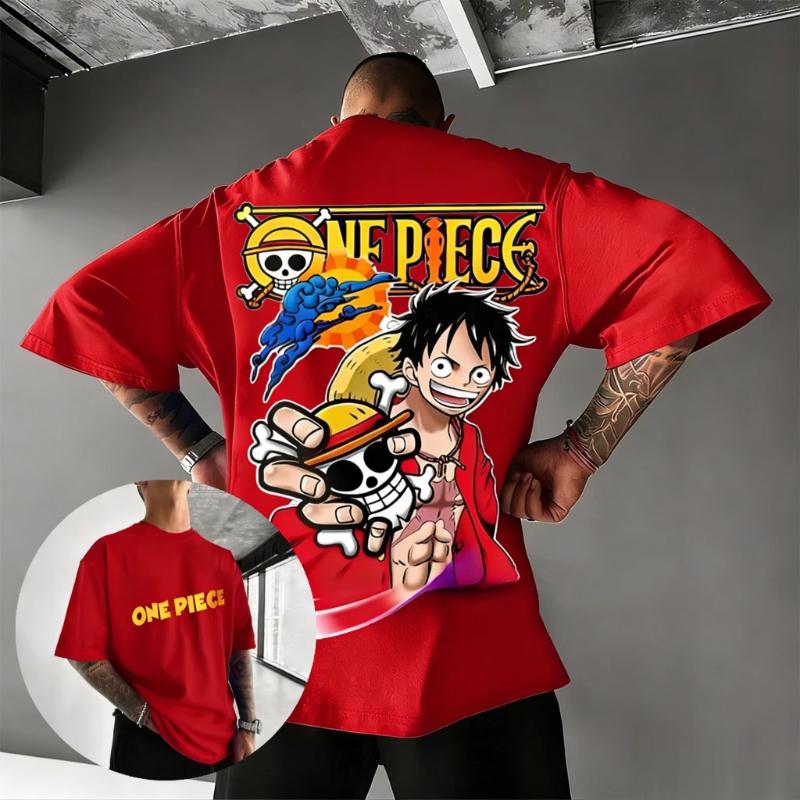 Oversized Vintage One Piece Luffy Anime Graphic T Shirt Men Women Short Sleeve Tee 2026 Summer Y2k Streetwear Casual Tops Unisex