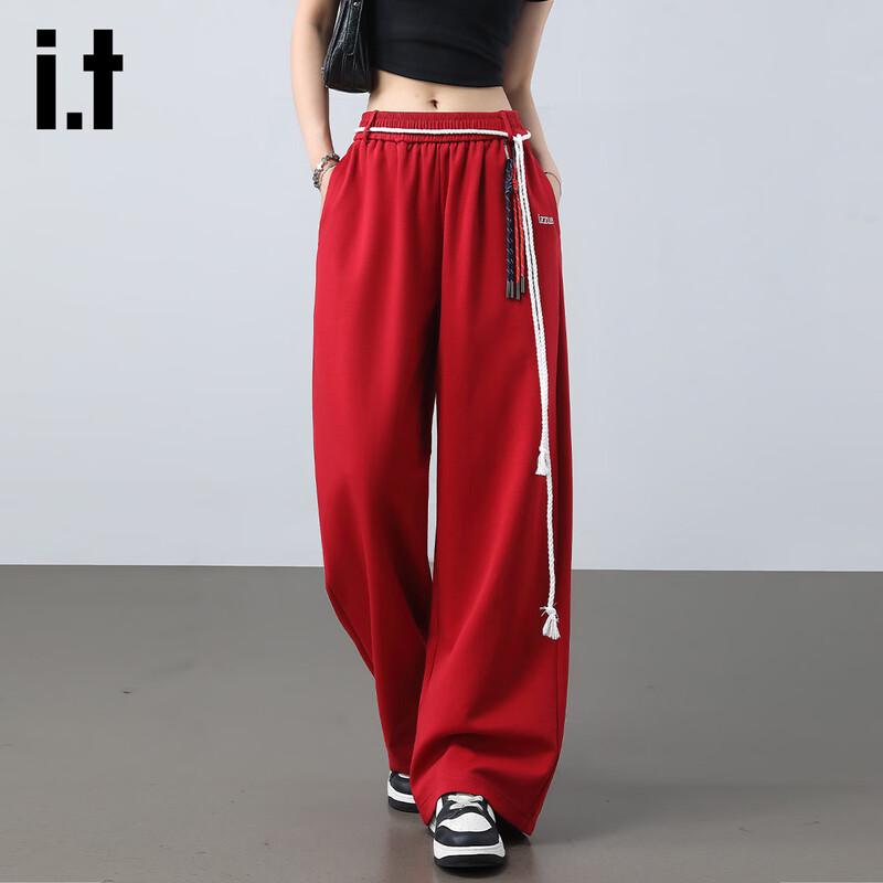 Izzue It Women's High-Waist Wide-Leg Sweatpants