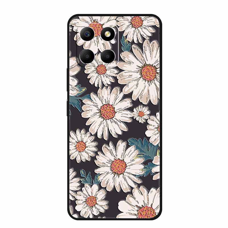 3D Emboss Case For Honor 200 Smart X6c X6b X8c X8b X7c X5b Plus Play 9A Phone Case X 6c 9 A Coque Black Silicone Soft Back Cover