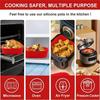 1pc of 16cm Silicone Air Fryer Oven Baking Plate Pizza Fried Chicken Silicone Basket Reusable Air Fryer Liner Accessory
