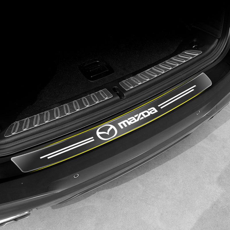 1 Stück Transparenter Kofferraumemblem Schutzaufkleber Auto Zubehör Für Mazda 3 6 CX5 2 CX3 CX9 MX5 RX8 Axela Demio MS CX5 2 Axela Demio Atenza MS GJI