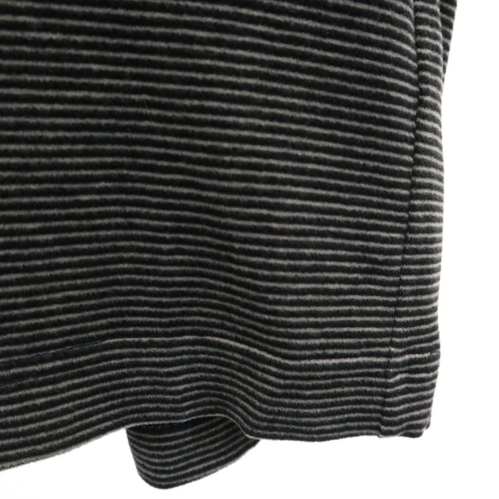 mila schon sports Border Pattern Long Sleeve High Neck Cut 46 Black Men's Used
