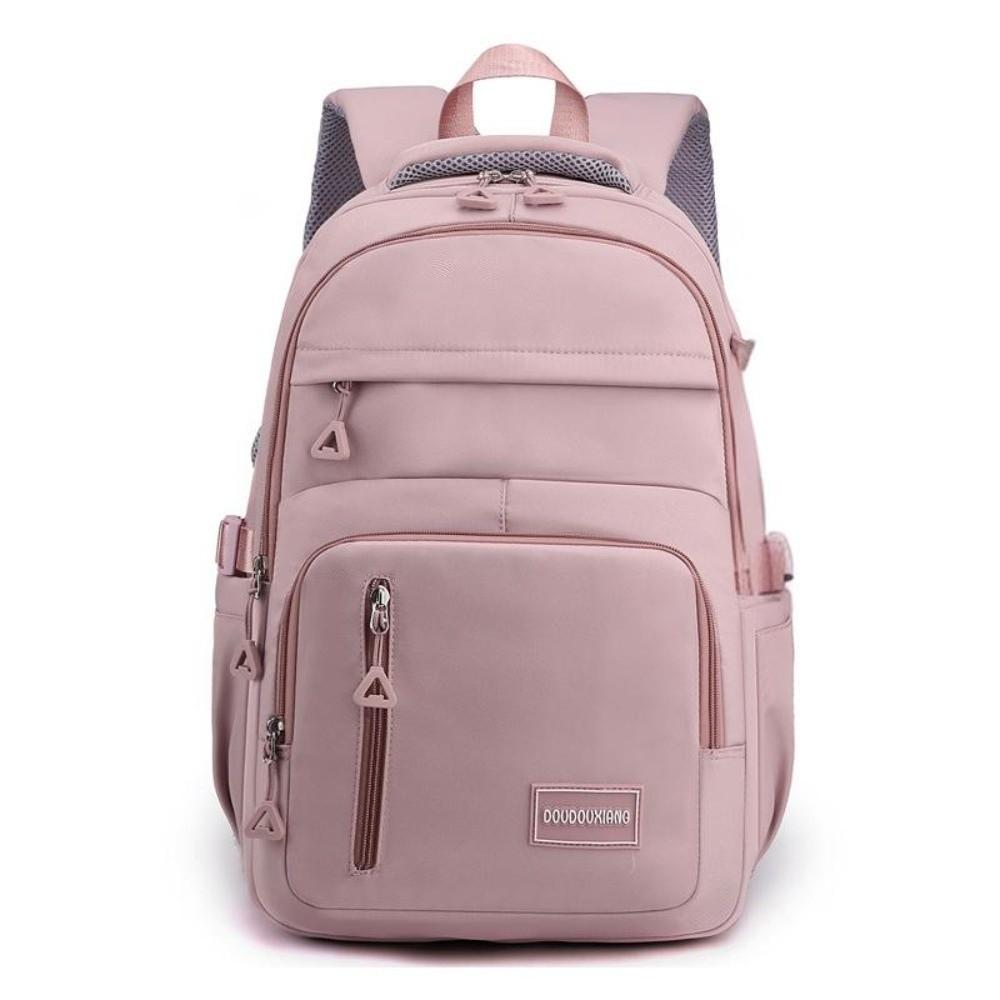 

Высококачественный рюкзак большой вместимости, повседневный многофункциональный школьный рюкзак, несколько отделений, легкая наплечная сумка для путешествий розовый