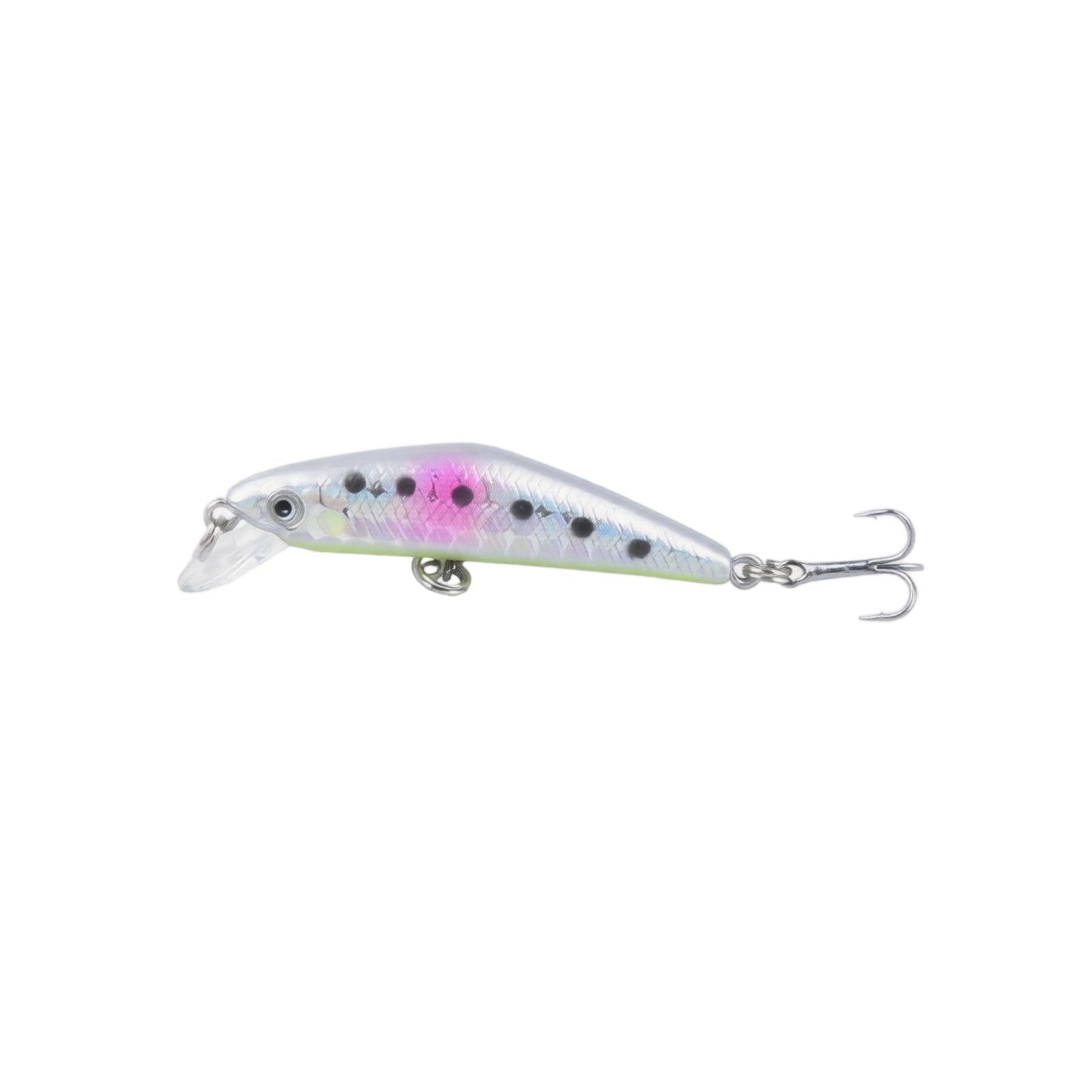 

Fishing Lure Hard Bait for Freshwater Bass and Perch Imitation Fish Lure with Treble Hooks and Diving Lip for Casting and Trolling one size